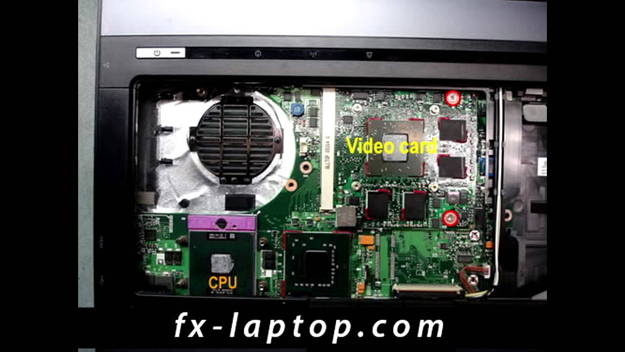 Disassembly HP Compaq 8510p - replacement, clean, take ...