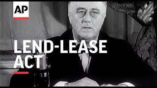 Lend-Lease Act - 1941 Movietone Moment Jan 6 2023