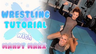 Hose Wrestling Tutorial Real Take-Down Methods With Mandy Marx
