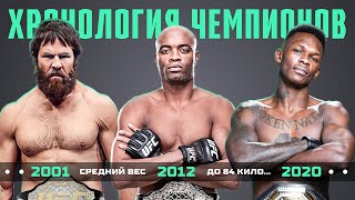 Хронология Всех Чемпионов Ufc В Среднем Весе