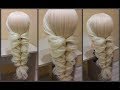 Объемная прическа без плойки, легко сделать самой себе. A voluminous scythe, easy to imagine