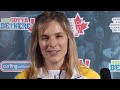 2012 Scotties Tournament of Hearts Draw 3 Media Scrum
