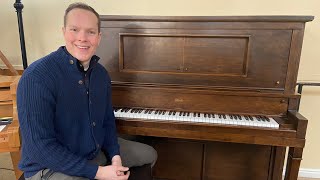 Beautiful Straube 55 Upright Piano