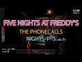 Five Nights At Freddy's | Phone Calls / Messages Only | Nights 1 - 5