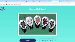Funny eCards Send Custom Greeting Cards Online w JibJab! Preview Snowman Scurry Google Chrome