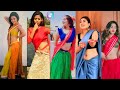 Saree beauties hot navel showing tik tok part-8 // by Tik Hot