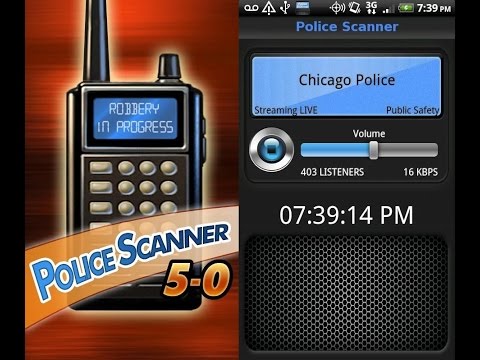 5-0 Radio Police Scanner . Android and iOS a free App. A mini review