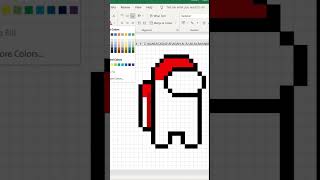 How To Create Among Us Excel Art L Timelapse