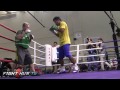 Manny Pacquiao vs  Brandon Rios- Pacquiao shows vintage speed w/Freddie Roach