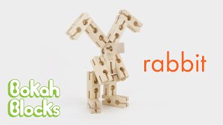 How to Build a Rabbit with Bokah Blocks - Instructional Video