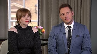 Chris Pratt and Bryce Dallas Howard on physical challenges of Jurassic World: Fallen Kingdom Chris Pratt and Bryce Dallas Howard on physical challenges of Jurassic World: Fallen Kingdom