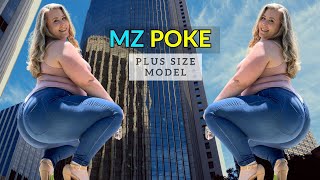 Mz Poke, The Beautiful American Plus Size Model, Fashion Star, Bio, Age, Wiki