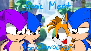 Sonic Meet Original Fan Original Character Sonic The Hedgehog Animation