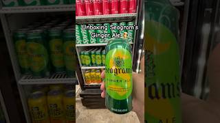Unboxing Seagrams Ginger Ale