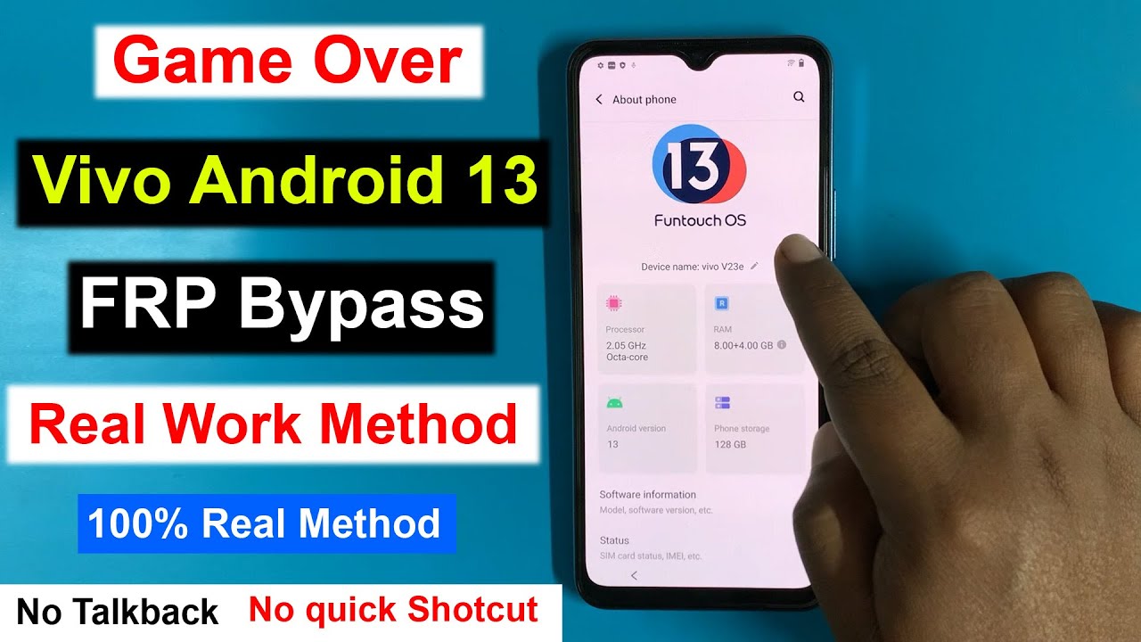 “Finally” Game Over Vivo All Android 13 FRP Unlock | “Finally” Game Over Vivo All Android 13 FRP Unlock |