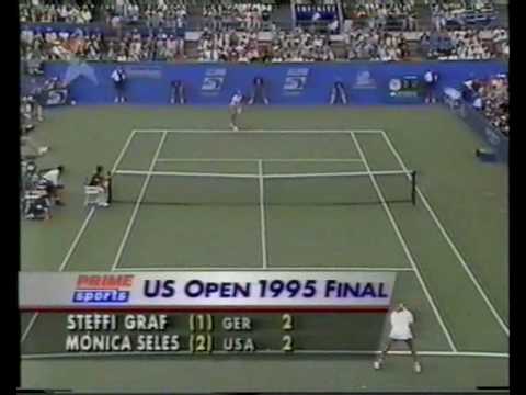 Steffi グラフ vs Monica セレス（セレシュ） US1995-4 of 19