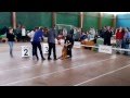 Хендлер в черном. Лучший представитель породы, Лучший юниор, JCAC на всепордной выставке в Краснодаре 14 февраля 2016 года