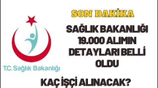 Sağlik Bakanliği 19.000 Peronel Alimi Detaylari Belli̇ Oldu