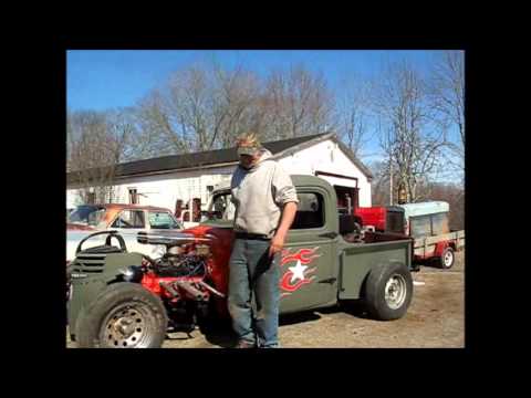 Mike's Rat Rod truck and an oil pressure gauge