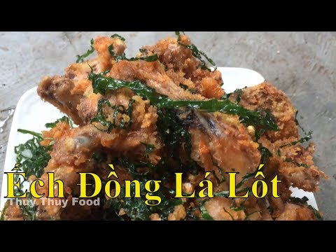 Thịt ếch chiên lá lốt thơm nức mũi | Món ăn Ngon