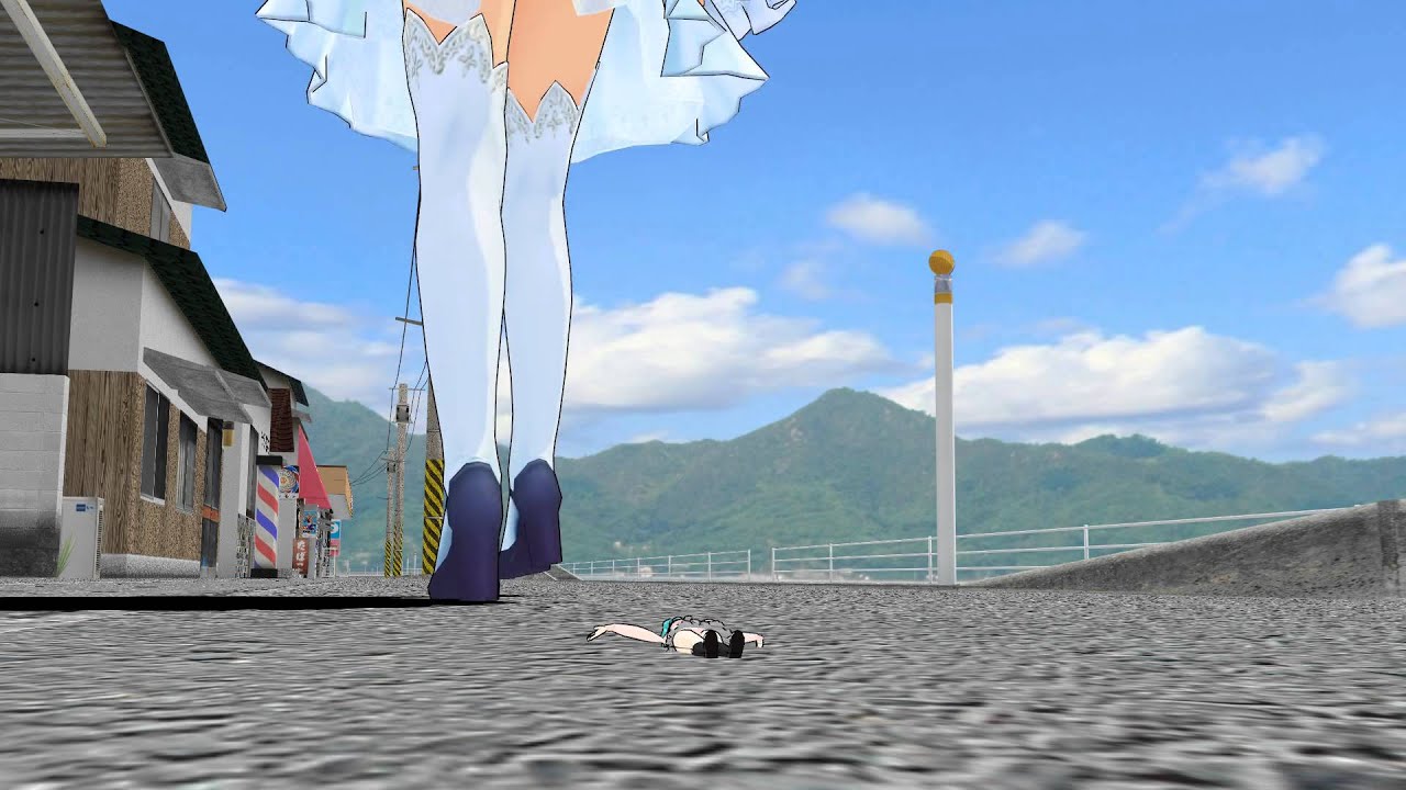 Giantess trample crush erza tramples gray