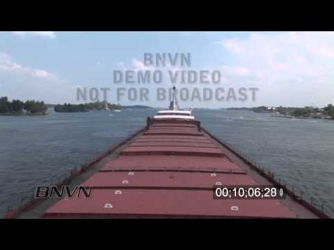 Edward L Ryerson Thousand Island NY Scenic Boat Passage Stock Video