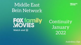 Fox Family Movies Mena Short Continuity 18 January 2022
