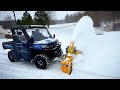 UTV Snowblower - Better Than A Plow?