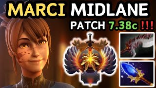 29 Kills Immortal Marci Midlane Gameplay Patch 7.38C Marci Midlane Perspective - Dota 2