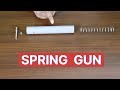 Spring Gun | Spring Potential Energy | Physics