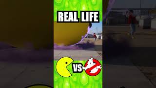 Ghostbusters Vs Giant Pac-Man In Real Life