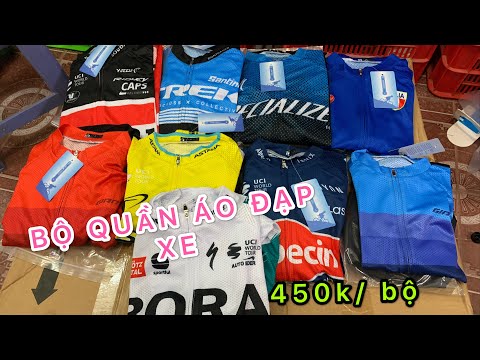 BỘ QUẦN ÁO XE ĐẠP THỂ THAO SIÊU TỐT CHỈ :450k/ bộ