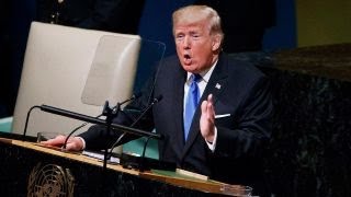Видео President Trump hammers North Korea, Iran at UN от Fox News, Северная Корея