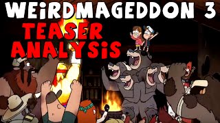 Gravity Falls: The Town FIGHTS BACK - Weirdmageddon III Teaser Analysis