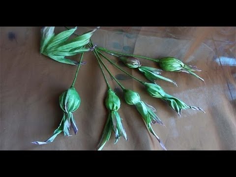 Канзаши мастер класс крокус Канзаши мастер класс крокус