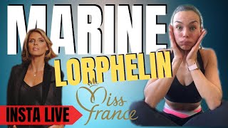 Sylvie Tellier En Live Instagram Avec Marine Lorphelin Miss France