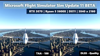 Microsoft Flight Simulator Sim Update 11 Beta Benchmark