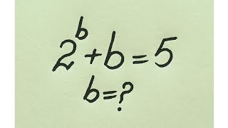 South Korean l Very Nice Olympiad Math Problem l find value of b=?