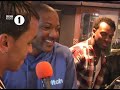 Trevor Nelson & Gemma meet JLS at Radio 1's Big Weekend