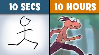 Animating a RUN in 10 Seconds vs 10 Hours