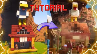 Como Fazer A Steves Lava Chicken De Um Filme Minecraft 100% Funcional Java, Bedrock, E Ps3