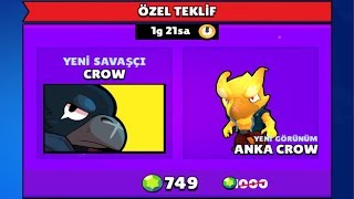 280 TL ! HEM CROW HEM ANKA CROW 'u ALDIM !! Brawl Stars