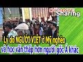 Lý do NGƯỜI VIỆT ở Mỹ ngh,è,o và học vấn th,ấ,p h,ơ,n ng,ư,ờ,i g,ố,c Á kh,á,c