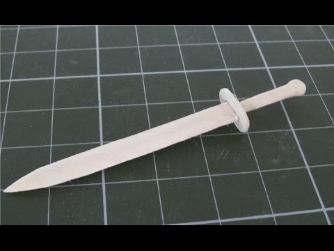 Как сделать меч из дереву Как сделать меч из дереву