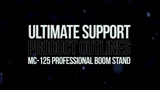 Ultimate Support Product Outlines - MC-125 Studio Series Professional Microphone Boom Stand