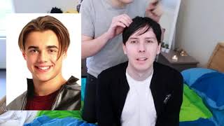 dan styling phil's hair anime cosplay