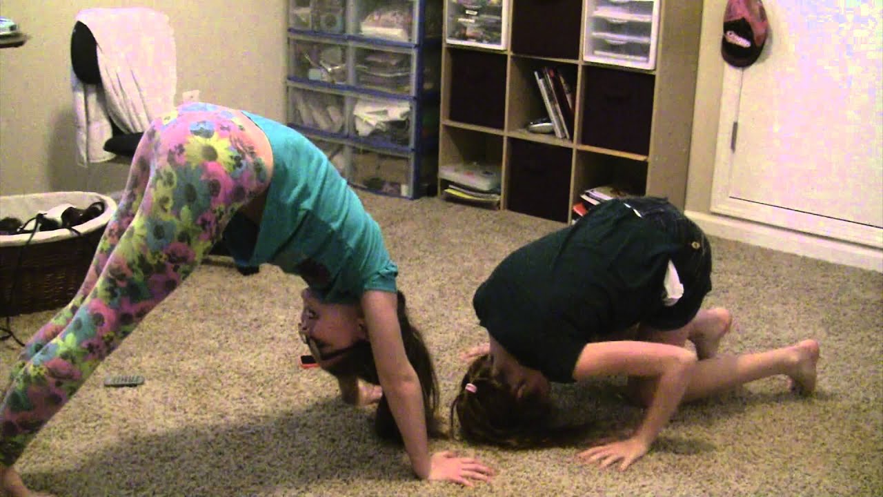 Sister brother yoga