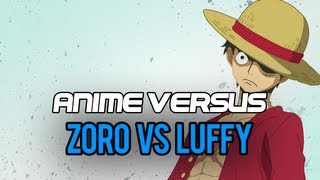 Anime Versus: Zoro vs Luffy