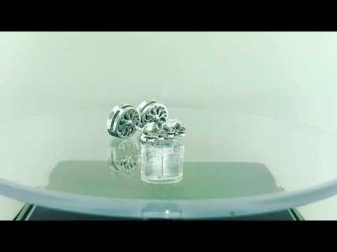 Blue Diamond Earrings, Halo Stud Earrings, 14K White Gold 0.84 Carat Bezel And Micro Pave Handmade Unique Blue Diamond Earrings, Halo Stud Earrings, 14K White Gold 0.84 Carat Bezel And Micro Pave Handmade Unique