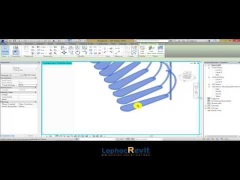 Tự Học Revit | 12.1.1 HD Dựng Thang Tròn - Lớp Học Revit